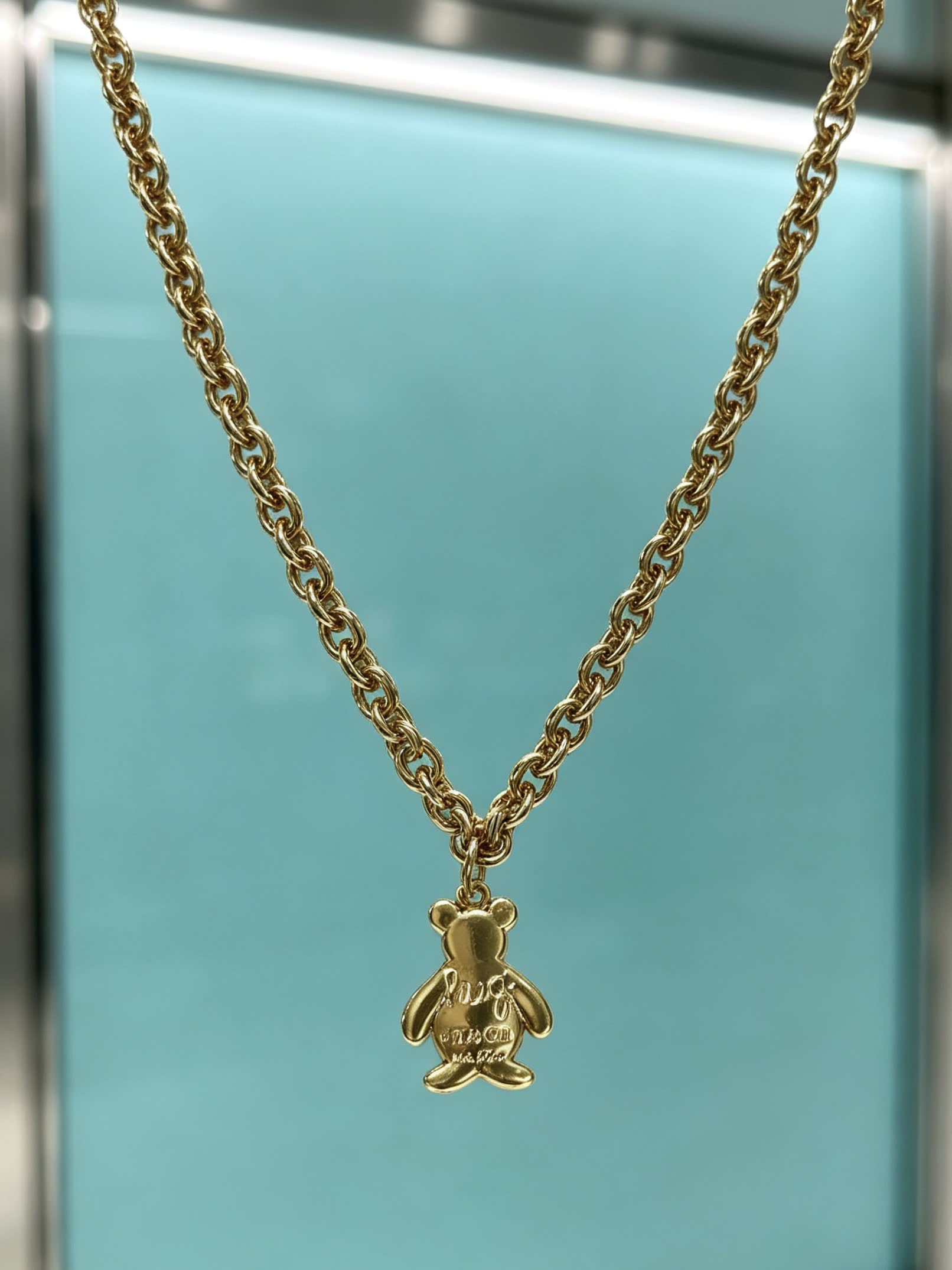 Tiffany & Co. Blue Box Charm Necklace